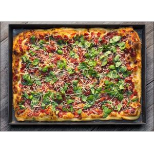 RK Bakeware China-Pizza Hut Hard Anodize Aluminum Detroit Pizza Pans