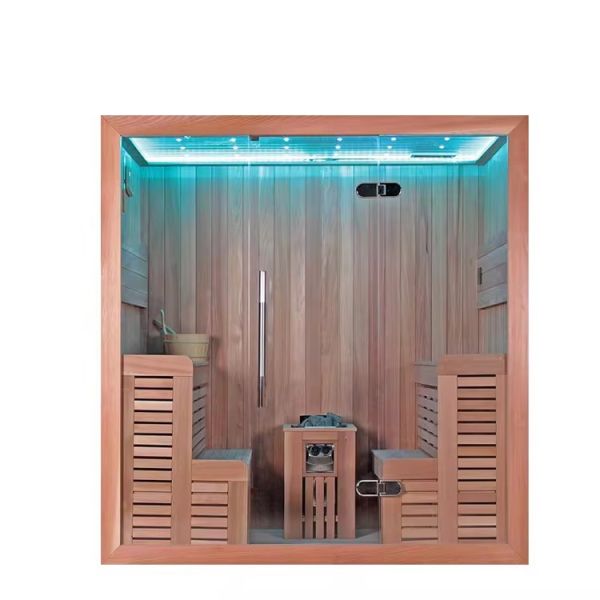Buy Infrared Steam Sauna Rooms 4 People Combination With Aluminum Frame at wholesale prices