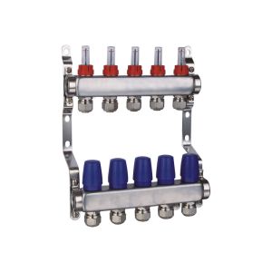 China Durable Stainless Steel 304 Manifold Nickel Plated Distribution Manifold Threaded on sale