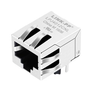 Quality XFATM9-C1-4MS RJ45 Modular Jack LPJ4012CNL Tab Down Ethernet Connector for sale