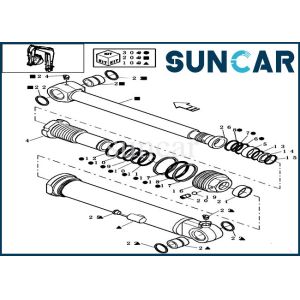 Quality Boom Sealing Kit 72275470 Hydraulic Cylinder Seal Kit Model CX16B Case Replacement Parts for sale