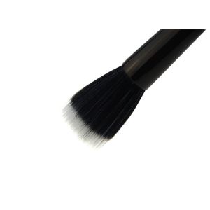 Professional Natural Black Handle Kabuki Makeup Brush For Foundation