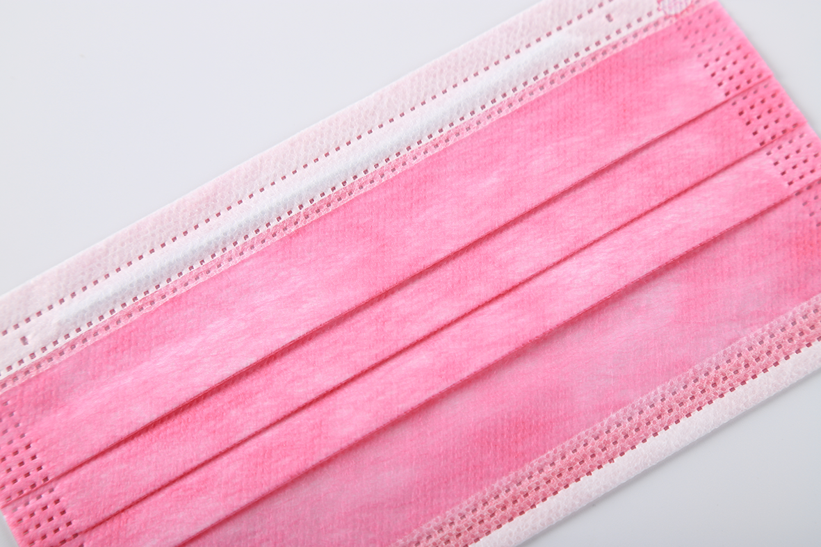 3 Ply Ear Loop Blue / White/Pink Color Medical Mask Disposable Face Mask