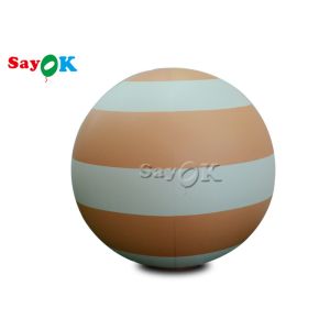 7ft Pvc Orange Airtight Inflatable Christmas Balloon Xmas Hanging Decor