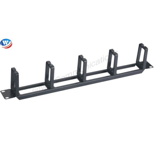 5PCS Plastic Rings And Hole Of Bottom Plate 19inch 1U Cable Management