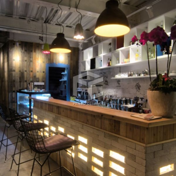 Buy ODM Coffee Shop Showcase Kiosk at wholesale prices