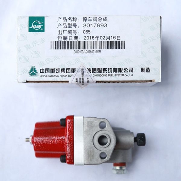 Diesel engine Excavator Control Valve M11 , 3018453 Solenoid Fuel Shut Off Valve