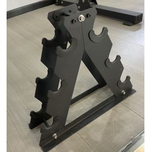 Training Bodybuilding Steel Metal Dumbbell Rack Multifunctional Foldable