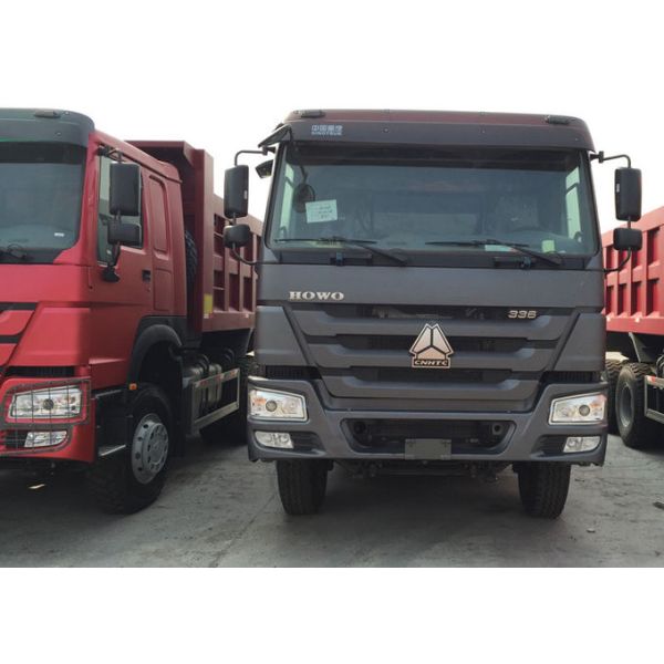 Automatic Sinotruk Howo Dump Truck , Commercial 10 Wheeler Dump Truck