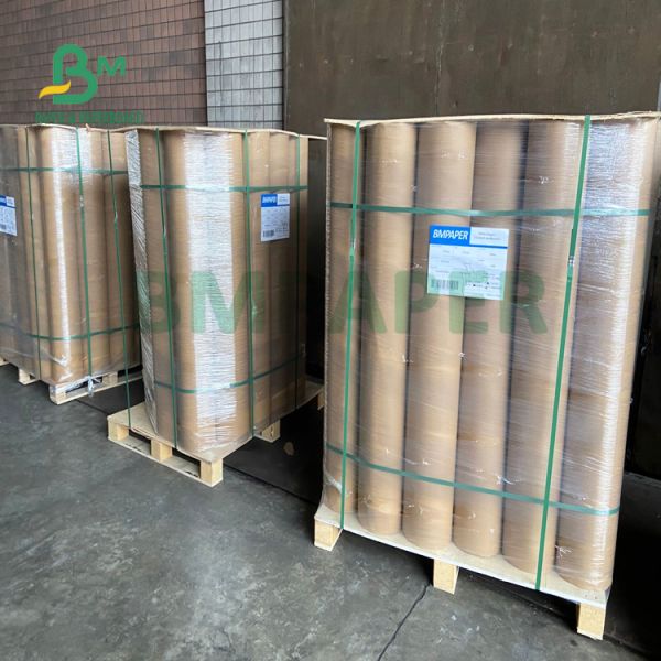 300gsm Dark Brown Kraft Paper Rolls No-Tearing Virgin Wood Pulp