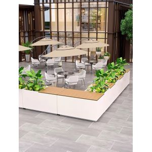 High Rust Resistance large metal flower pots Customizable Shape