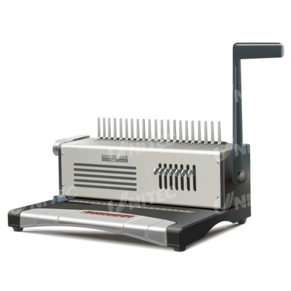 Buy Notebook Electric Binding Machine , 500Sheets Comb Binding Machine CB-1410B at wholesale prices