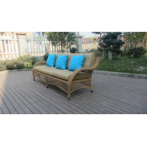 6pcs half round rattan sofa set