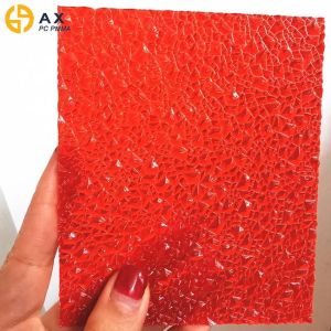 ANXIN acrylic embossed extrusion sheet plastic gate glass supplier wholeseller