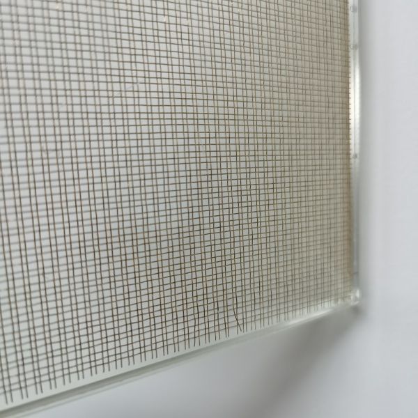 Buy Transparent Stainless Steel Wire Mesh Laminated Glass High Tensile Strength at wholesale prices