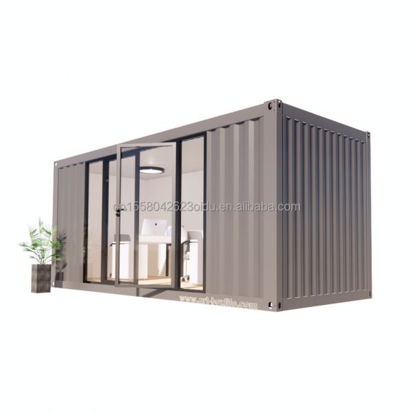 Outdoor Modern Portable Prefabricated Container House with Free Installation Movable Bathroom Bedroom and Steel Sandwich Panel