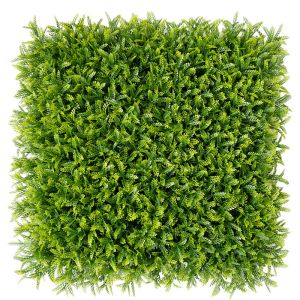 Plastic Green Plant Artificial Grass Walls 30mm Boxwood Vertical Fence