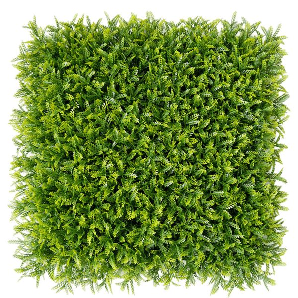 Plastic Green Plant Artificial Grass Walls 30mm Boxwood Vertical Fence