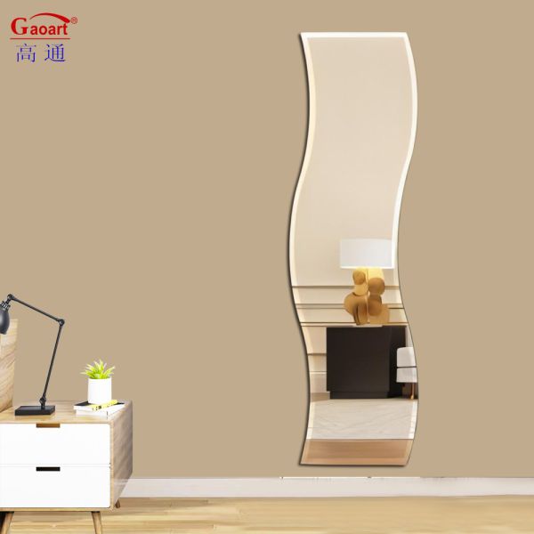 Modern Stylish Full Length Beveled Led Light Bathroom Mirror for Home Decor