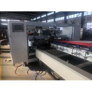 Computerized Carton Box Stitching Machine Automatic Folding Gluing