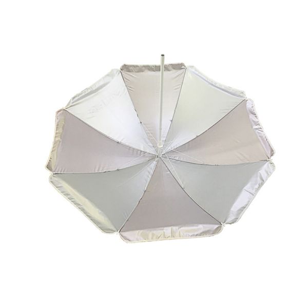 34 Inch Advertising Outdoor Beach Parasol Uv Protection Custom Made Printing