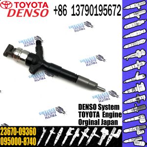 23670-09360 TOYOTA Fuel Injector 2KD Engine For DENSO Injection