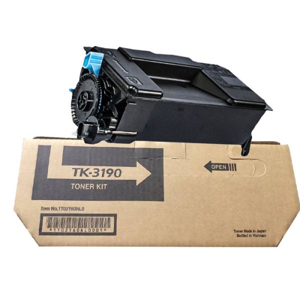 Buy High Capacity 25K Black Kyocera Toner Cartridges TK-3190 / 1T02T60NL0 at wholesale prices