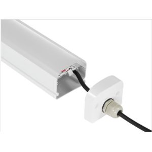 Dimmable LED Tri Proof Light IK10 IP65 For Industry Single End Input