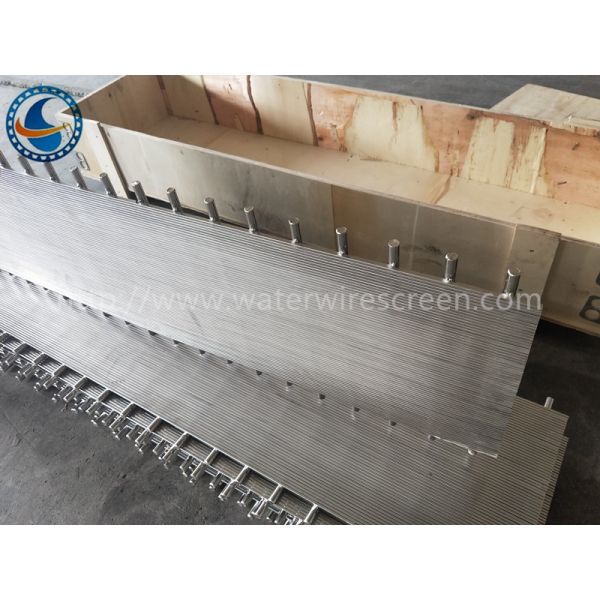 0.5mm Slot Sus304 Flat Johnson Screens With Round Support Bar