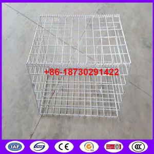 Quality Hot Dipped Galvanized Welded Mesh Gabion For Retaining Wall to construct a rip rap extending from a concrete port for sale