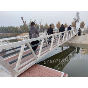 High-Quality Marine Aluminum Gangways Ramps For Floating Dock Pontoon With Bolts And Nuts Accessories