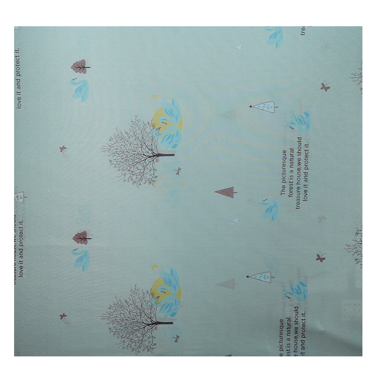 Fashionable Printed 83 inch Polyester Mattress Fabric Intertek Eco Certification