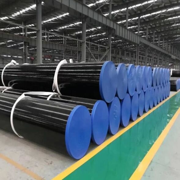 Buy Carbon Black Alloy Hot Rolled LSAW Welded Steel Pipe DN15 Sch40 Q235B Q355b at wholesale prices