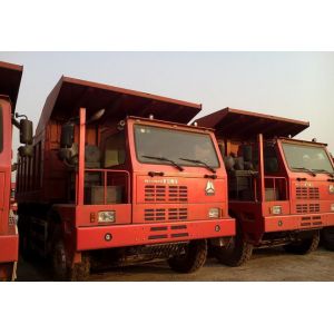 big loading Mining dump truck 371 horsepower Left hand steering Vehicle from