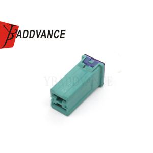 China 2 Pin Female Green Unseald Automotive Connector For V Ariety Cars on sale