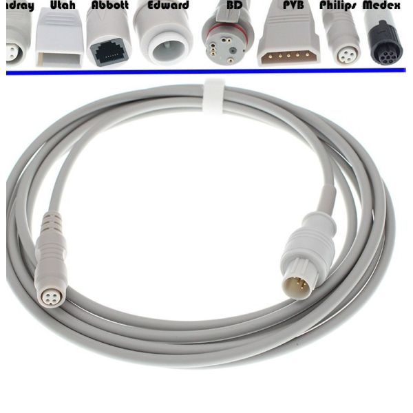 Buy Nihon Kohden IBP Cable 684090 Compatible IBP Adapter Cable at wholesale prices