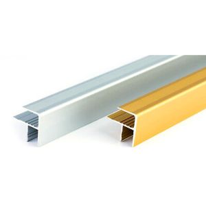 Cnc Machined 0.8mm Golden Polished Aluminium Profiles