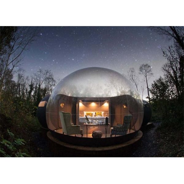 Buy Brown Transparent Inflatable Commercial Tent For Sale at wholesale prices