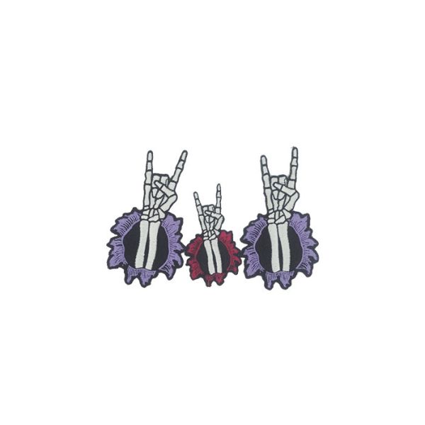 Buy Customized Self Adhesive Embroidered Patches 3D Design With Printing at wholesale prices