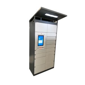 Automated Intelligent Parcel Delivery Lockers CRS Smart System With Camera
