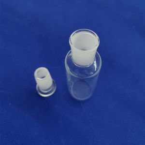 China Supplies Quartz Glass Flat Bottom Flask Florence Flask