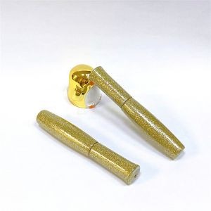 Silicone Gold Mascara Tube UV Coating Mascara Wand Tubes 10ml