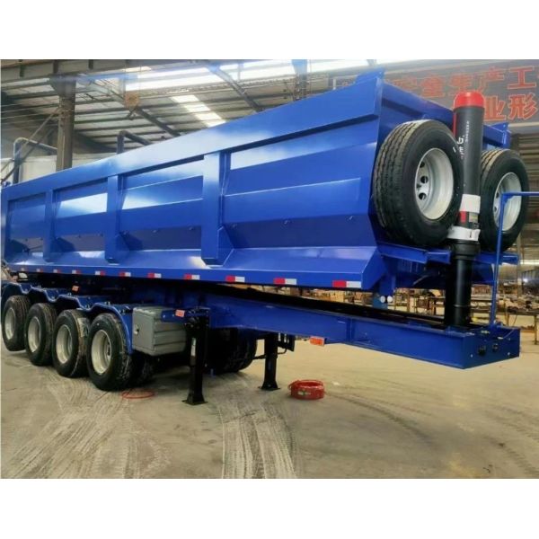 Buy 60t-70t Rear Dump Truck Transport Trailer Customization at wholesale prices