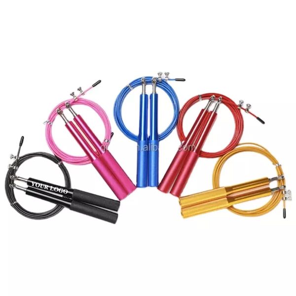Buy Wholesale Custom Logo Training Fintness Accessories Aluminum Jump Rope plastic jump rope at wholesale prices