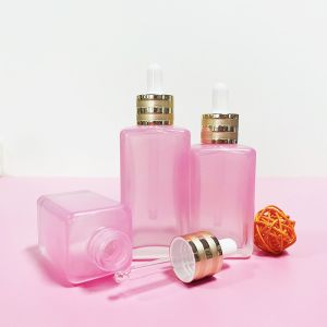 Quality Round And Square 100ml Empty Cosmetic Bottles Skincare Packaging for sale