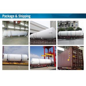 Stainless steel liquid oxygen transport truck air compressor storage tank liquid