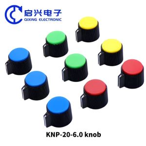 Bakelite Plastic Potentiometer Knob 6mm KNP-20 Rotary Control Knobs