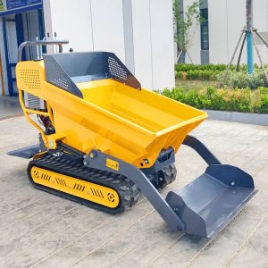 Factory Direct Sales Full Hydraulic Crawler Small Dumper Truck 500kg Constructio