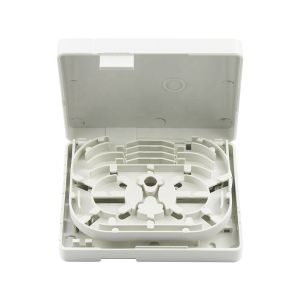 2 Port FTTH distribution box Mini Fiber Optic Splitter Box Face Plate