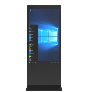 1920x1080 Floor Stand Digital Signage Interactive Kiosk 400cd/M2 55 Inch Multi